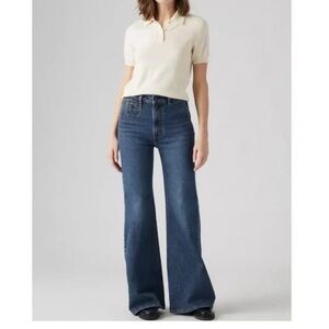 Levi’s Premium Ribcage Bell Classic Blue Women's Flare Jeans